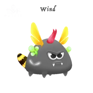 💨 Mostro, Cartone animato, Fantasy, Creatura, Carino, Arte digitale telegram sticker