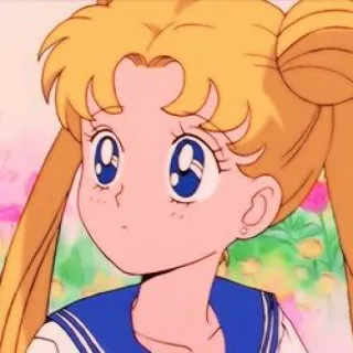 🌙 Sailor Moon anime, cartoon, meisje, zeeman, maan telegram sticker