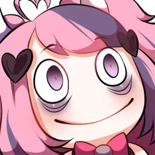 😵 anime, vtuber, cute, cartoon, manga, character whatsapp sticker