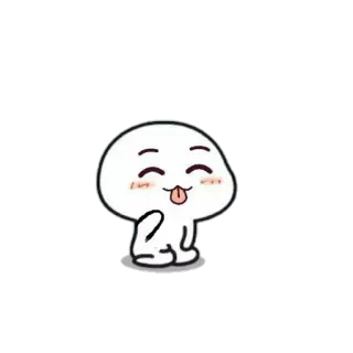 😝 carino, adesivo, cartone animato, personaggio, lingua, giocoso telegram sticker