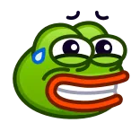 Pepe Emoji telegram emojis 😬