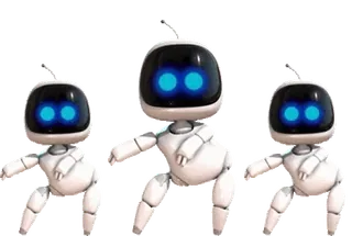 🤖 Roboter, Android, futuristisch, weiß, süß, Künstliche Intelligenz telegram sticker