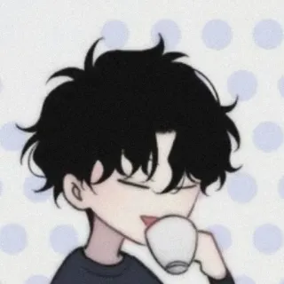 🍶 Kartun, Minum, Kopi, Lucu, Anime telegram sticker