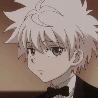 ⚡️ Killua Zoldyck Hunter x Hunter Anime, Manga, Killua, Killua Zoldyck, Hunter x Hunter whatsapp sticker