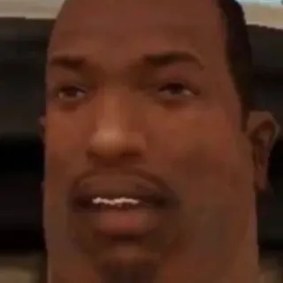 👍 CJ Grand Theft Auto: San Andreas CJ, Grand Theft Auto, San Andreas, Jeu vidéo, Personnage, Meme whatsapp sticker
