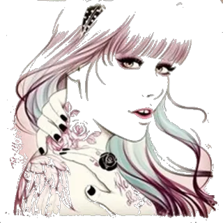 😊 mulher, moda, estilo, beleza, retrato telegram sticker