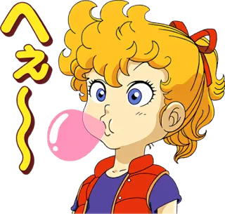 Dr.SLUMP :: @line_stickers telegram stickers