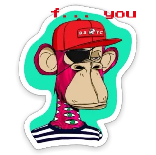 Bored Apes telegram stickers