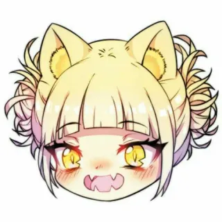 🧧 Himiko Toga My Hero Academia Anime, Manga, Villano, Mono, Toga telegram sticker