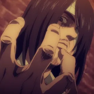 ⚜ Eren Yeager Attack on Titan Anime, Charakter, Eren Jäger, Attack on Titan, Fantasy, Gore, Manga telegram sticker