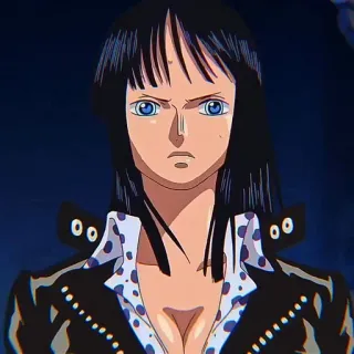 📚 Nico Robin One Piece anime, character, one piece, nico robin, manga whatsapp sticker