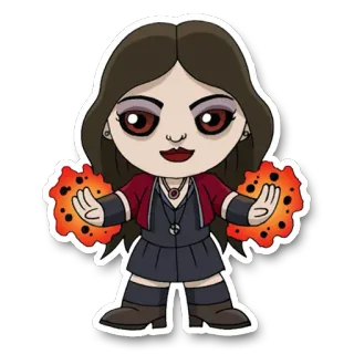 🔥 Wanda Maximoff Wanda Maximoff, Scarlet Witch, Marvel, Superhero, Comic Book, Magic, Character telegram sticker