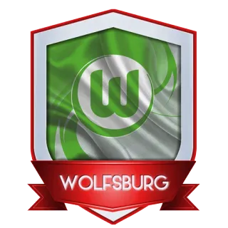 🇩🇪 WOLFSBURG 볼프스부르크, 축구, 팀, 스포츠, 로고, 축구 telegram sticker
