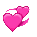 💞 heart, love, pink, affection, emoji telegram sticker