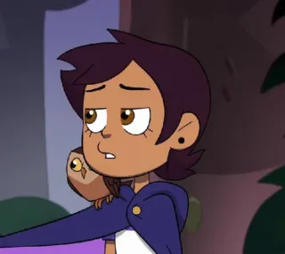 🔮 Luz Noceda The Owl House Dessin animé, The Owl House, Disney, Luz Noceda, Chouette, Série animée telegram sticker