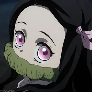 🎴 Nezuko Kamado Demon Slayer Anime, Demon Slayer, Nezuko, Nezuko Kamado, Mangá whatsapp sticker