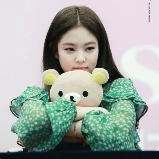 🧁 Jennie kpop, jennie, blackpink, cantante, bambola, orso whatsapp sticker