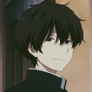🍁 Houtarou Oreki Hyouka Anime, Nhân vật, Houtarou Oreki, Hyouka telegram sticker