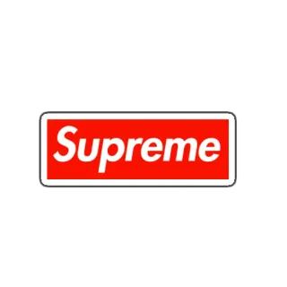 💢 Supreme supreme, logo, merah, streetwear, merek telegram sticker