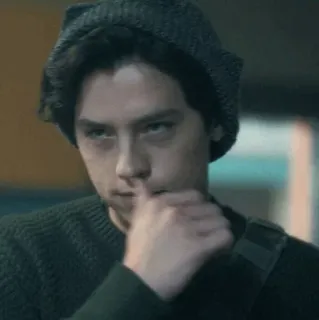 ☁ Jughead Jones Riverdale Jughead Jones, Riverdale, Cole Sprouse, Série TV, Drama adolescente, Personagem telegram sticker
