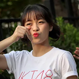 ❤️ JKT48 mujer, retrato, chica, JKT48, idol, asiática whatsapp sticker