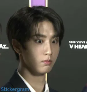 😳 Stickergram kpop, hanjisung, koreaans, muziek, entertainment telegram sticker
