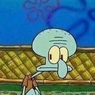 🧽 Squidward Tentacles SpongeBob SquarePants lula molusco, bob esponja, desenho animado, nickelodeon, lula molusco tentacles, personagem telegram sticker