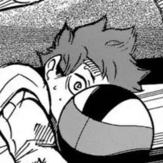 🏐 Hinata Shoyo Haikyuu!! 하이큐!!, 히나타, 쇼요, 만화, 애니메이션, 배구, 스포츠 telegram sticker