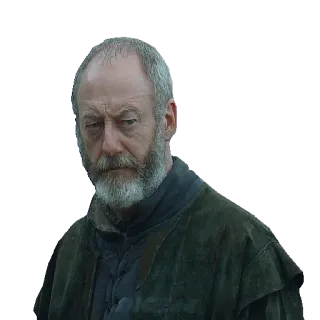 🤨 Davos Seaworth Game of Thrones Davos Seaworth, Game of Thrones, GoT, Liam Cunningham, Ser Davos telegram sticker