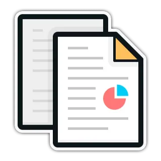 📝 documenti, report, grafici, informazioni, ufficio, scartoffie whatsapp sticker