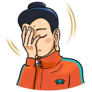 😔 Boeddha, Facepalm, Boeddhisme, Meditatie, Teleurstelling telegram sticker