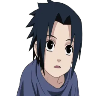 😯 Sasuke Uchiha Naruto anime, manga, sasuke, uchiha, naruto, sticker telegram sticker
