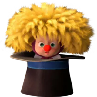 🎩 Badut, Topi, Lucu, Imut, Kartun telegram sticker