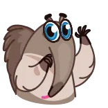 Ant-Eater Peter telegram stickers