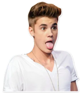 😛 Justin Bieber 가수, 음악가, 팝, 유명인, 저스틴 telegram sticker