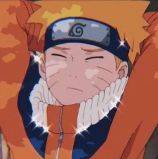 💛 Naruto Аниме, Наруто, Мультфильм, Стикер telegram sticker
