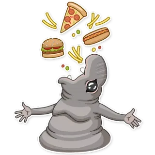 Homunculus Loxodontus telegram stickers