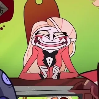 🌟 Charlie Morningstar Hazbin Hotel 애니메이션, 만화, 악마, 호텔, 웃긴 telegram sticker