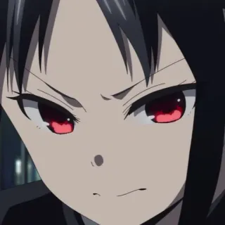 💈 Kaguya Shinomiya Kaguya-sama: Love Is War anime, kaguya-sama, love is war, kaguya shinomiya, angry, manga, japanese animation telegram sticker
