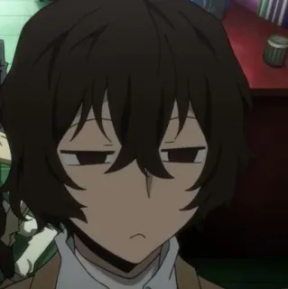 ✨ Osamu Dazai Bungou Stray Dogs อนิเมะ, Bungou Stray Dogs, โอซามุ ดาไซ, ดาไซ, มังงะ, ตัวละคร, ไร้อารมณ์ telegram sticker