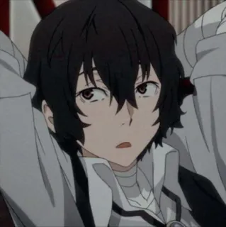 🥂 Osamu Dazai Bungou Stray Dogs Anime, Manga, Osamu Dazai, Bungou Stray Dogs, Dazai whatsapp sticker