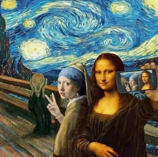 Van Gogh & Co. telegram stickers