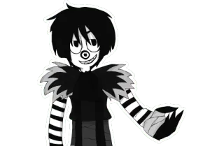 🤳 Laughing Jack clown, villain, monster, horror, creepy telegram sticker