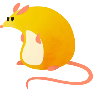 ☹️ 仓鼠, 动物, 可爱, 啮齿动物 telegram sticker