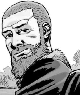 🙂 Dwight The Walking Dead Comics, The Walking Dead, Dwight, Charakter, AMC telegram sticker