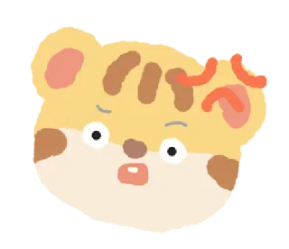 🦁 sticker, en colère, ours, dessin animé, illustration, mignon telegram sticker