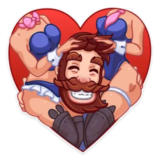 😁 amore, cuore, anime, cartone animato, uomo, donna whatsapp sticker