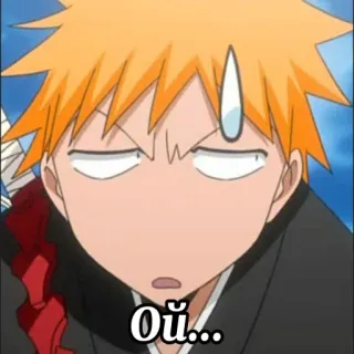 😅 Ой... anime, cartoon, expression, face, character telegram sticker