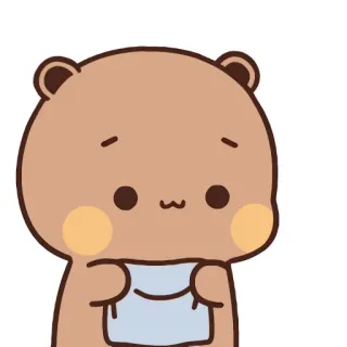 ✨ 곰, 만화, 귀여운, 동물, 일러스트 whatsapp sticker