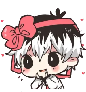 🎁 kawaii, Anime, süß, Chibi, Cartoon, Aufkleber telegram sticker